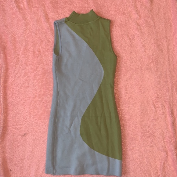 Groovy 60s Knit Mod Dress - Picture 4 of 4